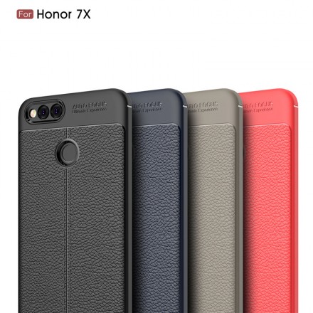 ТПУ накладка Skin Texture для Huawei Honor 7X