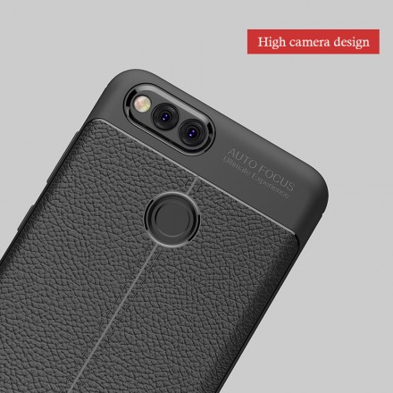 ТПУ накладка Skin Texture для Huawei Honor 7X