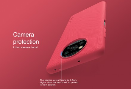 Пластиковый чехол Nillkin Super Frosted для Xiaomi Poco X3 NFC