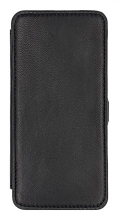 Чехол (книжка) из натуральной кожи Estenvio Leather Book на Xiaomi Poco M6 Pro (без функции подставки)