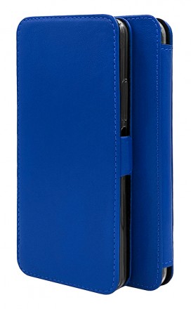 Чехол (книжка) из натуральной кожи Estenvio Leather Book на Xiaomi Poco M6 Pro (без функции подставки)