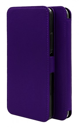 Чехол (книжка) из натуральной кожи Estenvio Leather Book на Xiaomi Poco M6 Pro (без функции подставки)