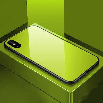 ТПУ накладка Glass для iPhone Xs