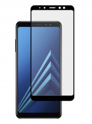 Защитное стекло Matte Full-Screen с рамкой для Samsung Galaxy A8 Plus 2018 A730F