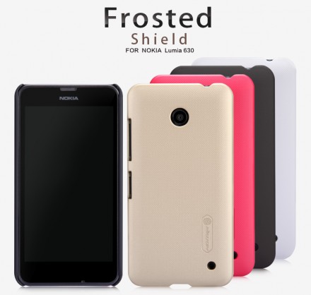 Пластиковая накладка Nillkin Super Frosted для Nokia Lumia 630 (+ пленка на экран)