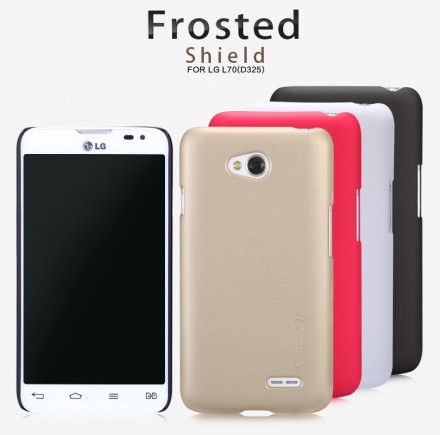 Пластиковая накладка Nillkin Super Frosted для LG L70 D325 (+ пленка на экран)
