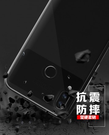 ТПУ накладка X-Level Antislip Series для Huawei P Smart Plus (прозрачная)