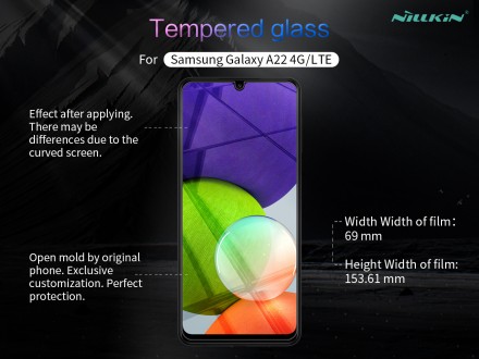 Защитное стекло Nillkin Anti-Explosion (H) для Samsung Galaxy A22