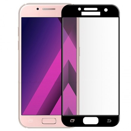 Защитное стекло c рамкой 3D+ Full-Screen для Samsung A320F Galaxy A3 (2017)