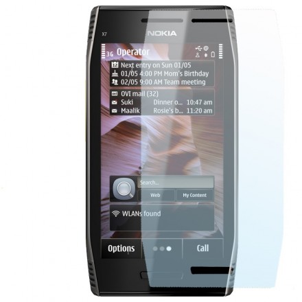 Защитная пленка на экран для Nokia X7-00 (прозрачная)