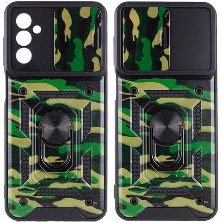 TPU+PC чехол Hunter Ring Gate (с защитой камеры) для Samsung Galaxy A04s