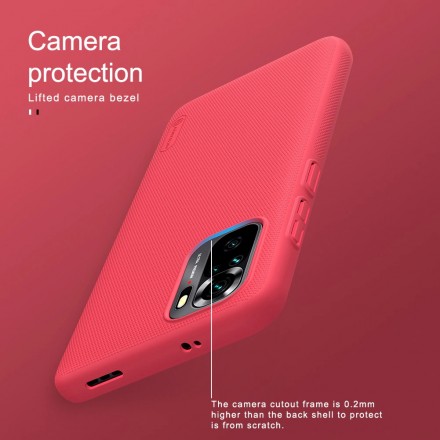 Пластиковый чехол Nillkin Super Frosted для Xiaomi Redmi Note 10
