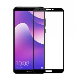 Защитное стекло Full Glue Frame для Huawei Y7 Prime 2018
