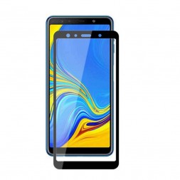 Защитное стекло 4D+ Full-Screen с рамкой для Samsung A750 Galaxy A7 2018