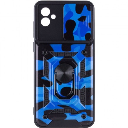 TPU+PC чехол Hunter Ring Gate (с защитой камеры) для Samsung Galaxy A04