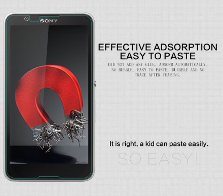 Защитное стекло Nillkin Anti-Explosion (H) для Sony Xperia E4