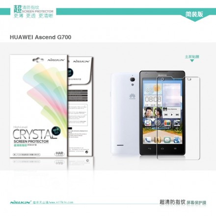 Защитная пленка на экран Huawei Ascend G700 Nillkin Crystal