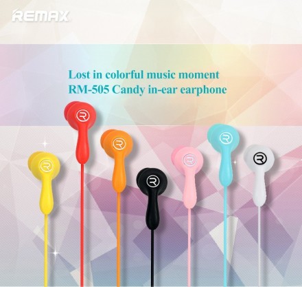 Вакуумные HF Наушники Remax RM-505 с микрофоном