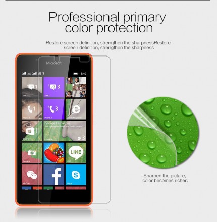 Защитная пленка на экран Microsoft Lumia 540 Nillkin Crystal