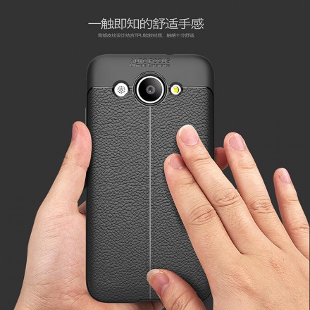 ТПУ накладка Skin Texture для Huawei Y3 2017