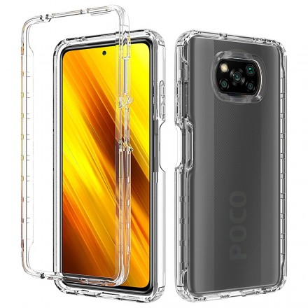 Прозрачный чехол Defindo 360 для Xiaomi Poco X3 Pro