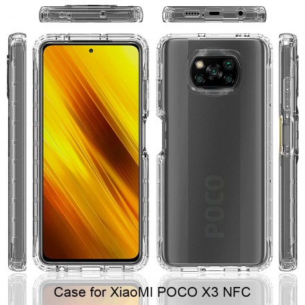 Прозрачный чехол Defindo 360 для Xiaomi Poco X3 Pro