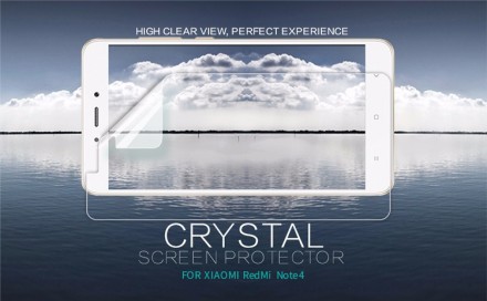 Защитная пленка на экран Xiaomi Redmi Note 4 Nillkin Crystal