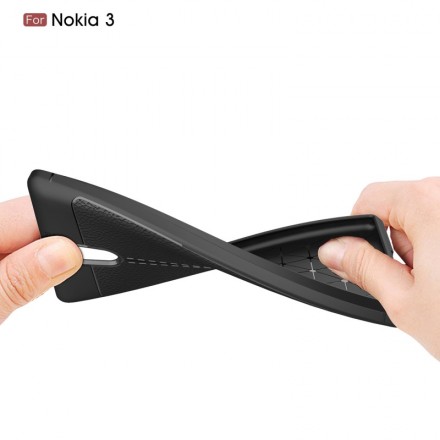 ТПУ накладка Skin Texture для Nokia 3