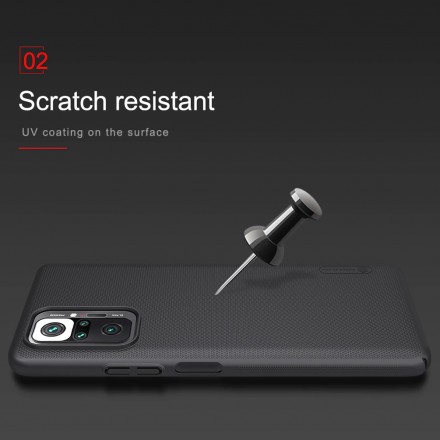 Пластиковый чехол Nillkin Super Frosted для Xiaomi Redmi Note 10 Pro