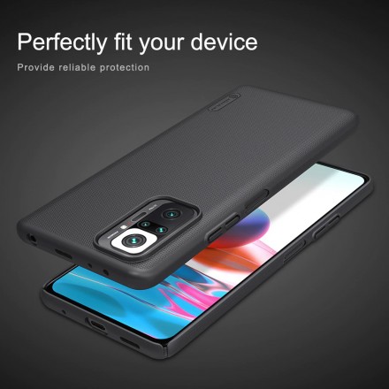 Пластиковый чехол Nillkin Super Frosted для Xiaomi Redmi Note 10 Pro