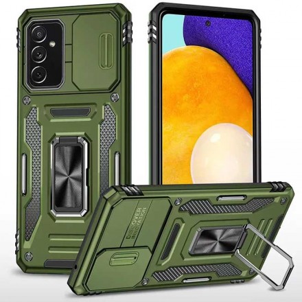 TPU+PC чехол Gate Ring Plaza New (с защитой камеры) для Samsung Galaxy M13 4G