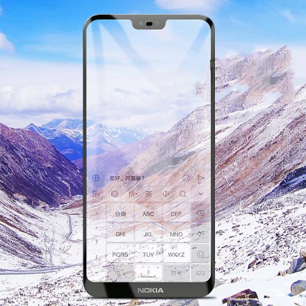 Защитное стекло c рамкой 3D+ Full-Screen для Nokia X6