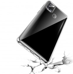 Ультратонкий ТПУ чехол Crystal для Samsung Galaxy M21s (прозрачный)