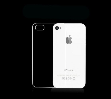 Прозрачная накладка Crystal Strong 0.5 mm для iPhone 4 / 4S