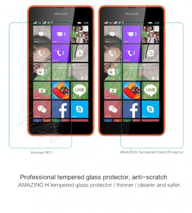 Защитное стекло Nillkin Anti-Explosion (H) для Microsoft Lumia 540