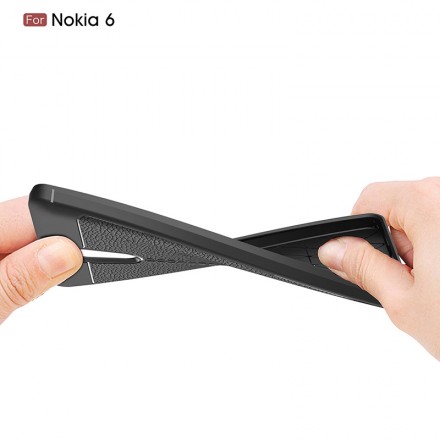 ТПУ накладка Skin Texture для Nokia 6