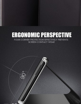 Чехол Mirror Clear View Case для Xiaomi Redmi Note 8 Pro