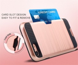 Накладка Defence для iPhone SE (2020) (с карманом для карточки)
