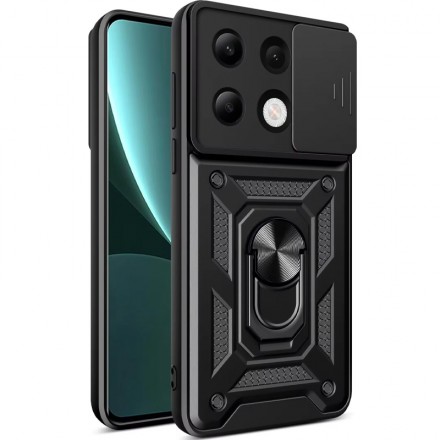 TPU+PC чехол Gate Ring Plaza (с защитой камеры) для Xiaomi Redmi Note 13 Pro 4G