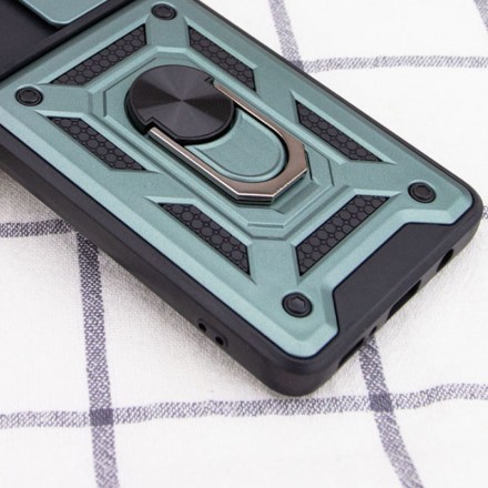 TPU+PC чехол Gate Ring Plaza (с защитой камеры) для Xiaomi Redmi Note 13 Pro 4G