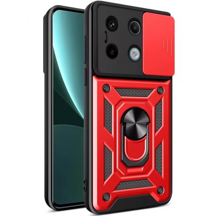 TPU+PC чехол Gate Ring Plaza (с защитой камеры) для Xiaomi Redmi Note 13 Pro 4G