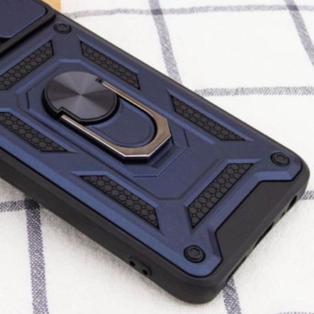 TPU+PC чехол Gate Ring Plaza (с защитой камеры) для Xiaomi Redmi Note 13 Pro 4G