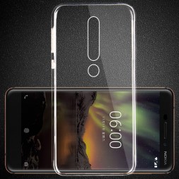 Прозрачная накладка Crystal Strong 0.5 mm для Nokia 6.1