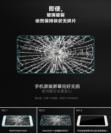 Защитное стекло Nillkin Anti-Explosion (H) для Huawei Honor 6