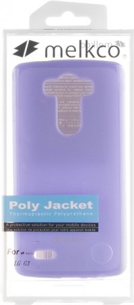 ТПУ накладка Melkco Poly Jacket для LG G3 D855 (+ пленка на экран)