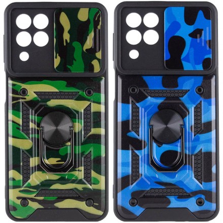 TPU+PC чехол Hunter Ring Gate (с защитой камеры) для Samsung Galaxy M53 5G