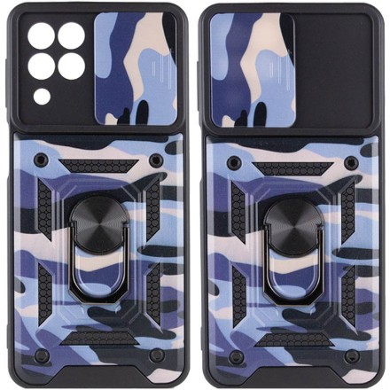 TPU+PC чехол Hunter Ring Gate (с защитой камеры) для Samsung Galaxy M53 5G