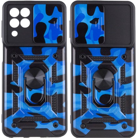 TPU+PC чехол Hunter Ring Gate (с защитой камеры) для Samsung Galaxy M53 5G