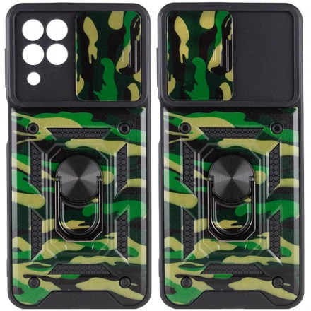 TPU+PC чехол Hunter Ring Gate (с защитой камеры) для Samsung Galaxy M53 5G
