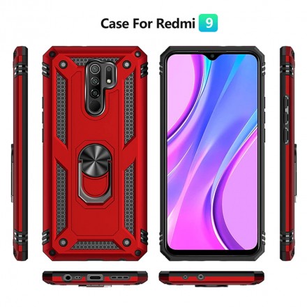 TPU+PC чехол Ring Plaza (с подставкой) для Xiaomi Redmi 9